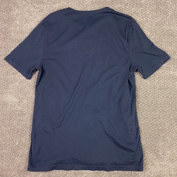 Flint And Tinder Henley Shirt Men's Large Fits Like Medium Blue Short Sleeve T - Picture 3 of 7